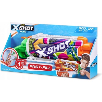 ZURU X-shot vodní odpalovací čerpadlo akce rychlé plnění A