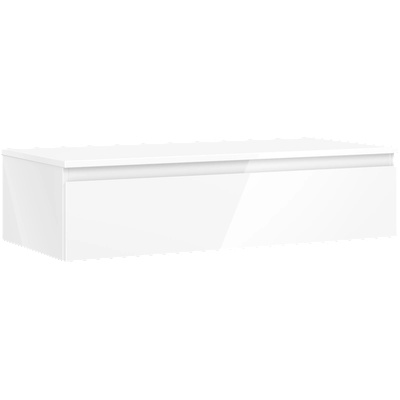 Orio шкаф за баня под мивка 100 см с плот, 1 чекмедже, бял гланц - 91A10-10023-1-BFC00 (91A10-10023-1-BFC00)