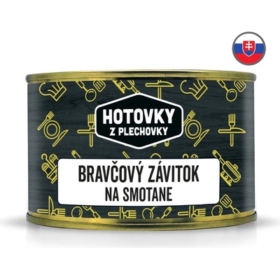 Hotovky z plechovky Bravčový závitok na smotane 400 g