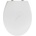 WENKO 22973100-WC седалка DELOS 44, 5x37, 5 см бяла/сребриста (WE0645)