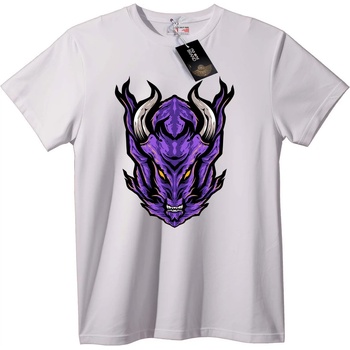 NOONEBRAND Тениска Лилав Демоничен Дракон - 7XL, White