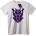 NOONEBRAND Тениска Лилав Демоничен Дракон - 7XL, White