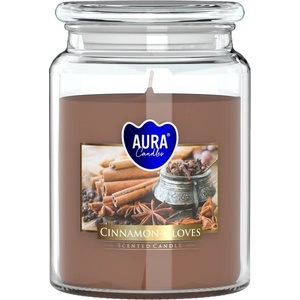 BISPOL Ароматна свещ Bispol Aura - Cinnamon And Cloves, 500 g (snd99-374)