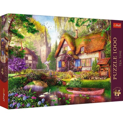 TREFL Premium Plus Tea Time Dřevěná chata 1000 dielov
