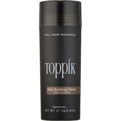 Toppík Hair Building Fibers 27,5 g, Středně hnědá