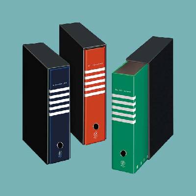 Класьор в кутия Pigna Monocromo 8 cm Зелен (1301098-03-)