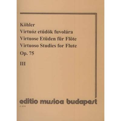 Virtuoso Studies for Flute op. 75 no. 3