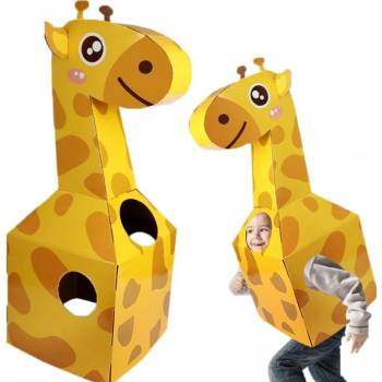 2112 kartónový DIY Žirafa