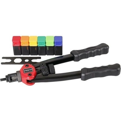 Kleště na nýtovací matice pákové M3-M10 - 330mm + hlavice FESTA – Sleviste.cz