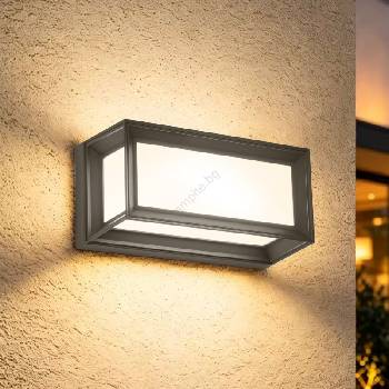 Brilagi - LED външен стенен осветител със сензор PARKER LED/12W/230V антрацит IP44 (BG4611)