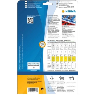 HERMA Самозалепващи се етикети, A4, полиестерни, 48.3 х 25.4 (1540100137)