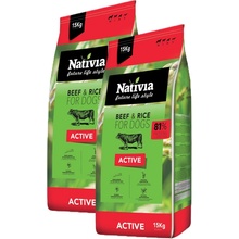 Nativia Dog Active 2 x 15 kg