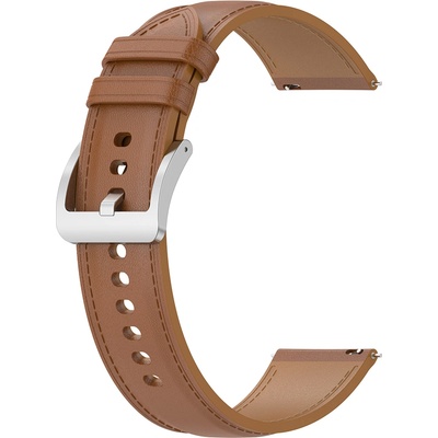Techsuit Каишка за Huawei Watch GT 2 (46 мм)/GT 2 Pro/GT 3 Pro (46 мм)/Ultimate, Xiaomi Watch S1 - Каишка за часовник (W048) - Кафяв