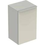 Geberit Smyle Square - Страничен шкаф, панти отляво, пясъчно-сива 500.360. JL. 1 (500.360.JL.1)