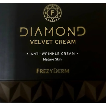 FREZYDERM Крем против бръчки с естествени диамантени кристали Diamond Velvet , Frezyderm Diamond Velvet Anti-Wrinkle Cream For Mature Skin 50ml