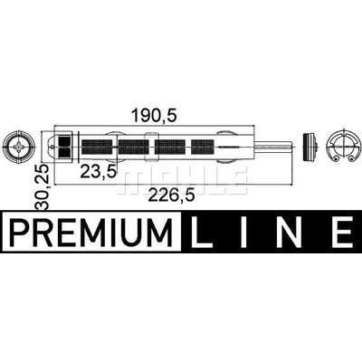 MAHLE ORIGINAL Sušárna, klimatizace AD 289 000P