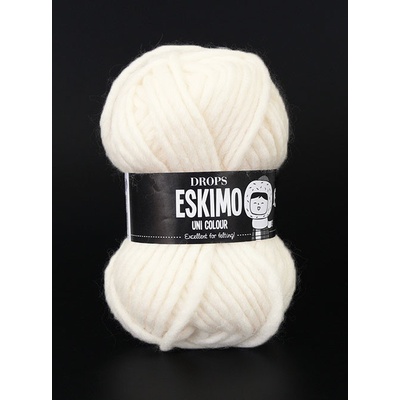 Příze DROPS Snow uni color 01 - smetanová