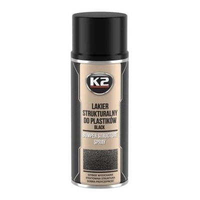 K2 Lak na černé plasty 400ml