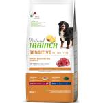 Natural Trainer Natural SENSITIVE Без Глутен Възрастни Средни / Макси Агне 12 кг