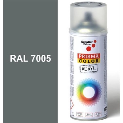 Schuller Ehklar Sprej myší šedý lesklý 400ml, odstín RAL 7005 barva myší šedá lesklá, , barvy ve spreji PRISMA COLOR 91349