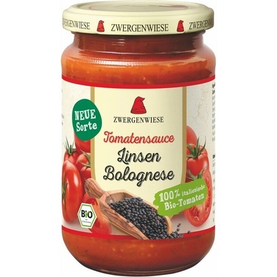 Zwergenwiese BIO Omáčka boloňská rajčatová s čočkou 340 g