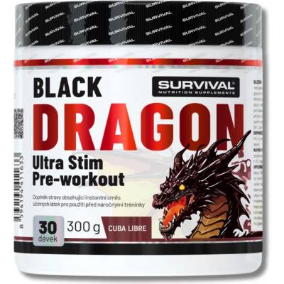 Survival Black Dragon Ultra Stim Pre-workout 300 g – Sleviste.cz