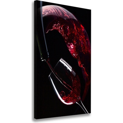 Vertikálny foto obraz na plátne Červené víno 50x100 cm