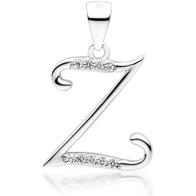 Olivie písmeno Z stříbrný přívěsek 4100