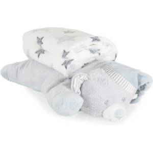 Cangaroo Одеяло 90/75 cm с възглавница Sleepy Bear сив (111961)