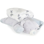 Cangaroo Одеяло 90/75 cm с възглавница Sleepy Bear сив