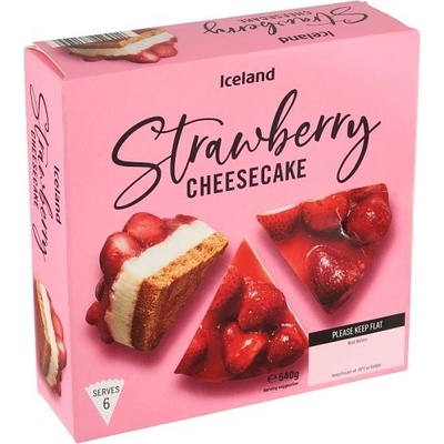 Iceland Cheesecake s jahodami 540g – Zbozi.Blesk.cz