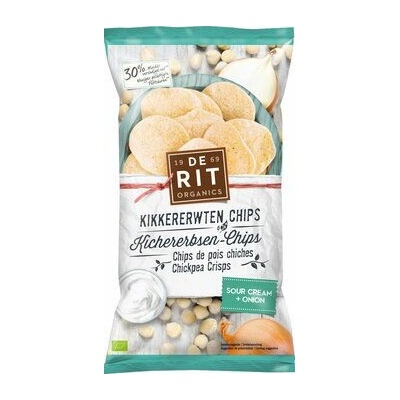 De Rit Cizrnové chipsy zakysaná smetana bio 75 g