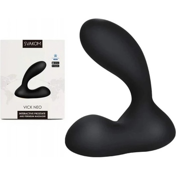 Интерактивен простатен и перинеум стимулатор, 10см. - Vick Neo (SVAKOM0133)
