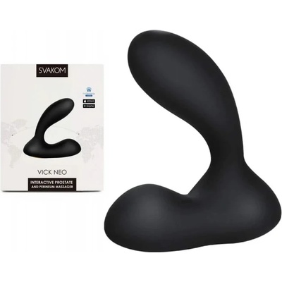 Интерактивен простатен и перинеум стимулатор, 10см. - Vick Neo (SVAKOM0133)