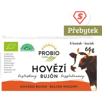 Pro Bio Biolinie Bio Bujón hovězí kostky 6x0,5l 66 g – Zboží Mobilmania