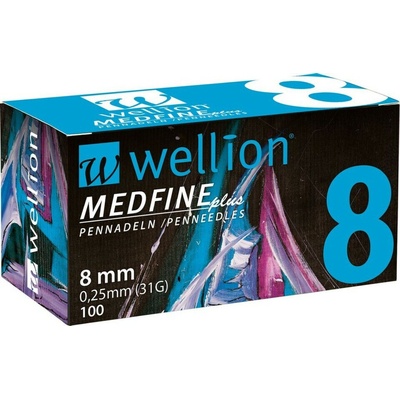 Wellion MEDFINE jehly inz.pera 8 mm 31G 100 ks – Zboží Mobilmania