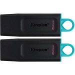 Kingston DataTraveler Exodia 64GB USB 3.2 (DTX/64GB-2P) Флаш памет