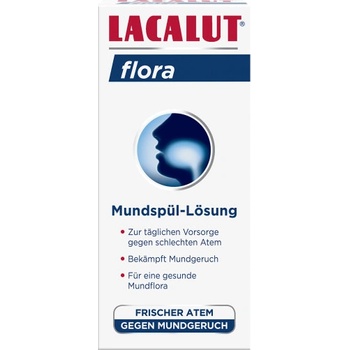Lacalut Flora ústna voda proti zápachu z úst 300 ml