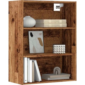 vidaXL Висящ шкаф за стена от старо дърво 69, 5x32, 5x90 cm (857045)