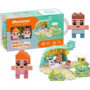 Marioinex Mini Waffle Building Blocks 80 Items Cafe