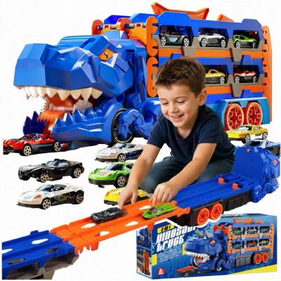 Doris Přepravník Dinosaurus Autodráha Autopřepravník Autíčka Sada Autíčka 3+