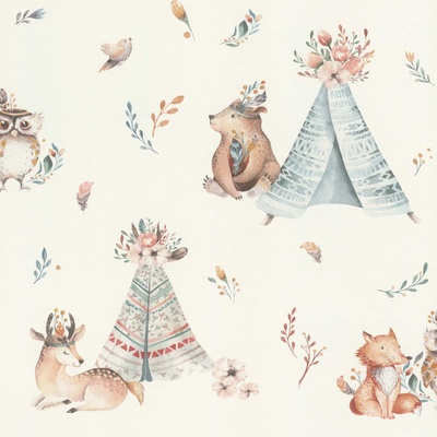 RASCH Влизолинов тапет за стена rasch kids world 2 301410