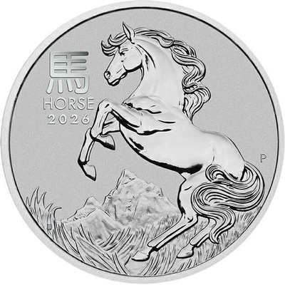 The Perth Mint Australia Platinová mince Lunární série III Kůň 2026 1 oz – Zboží Dáma