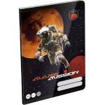 LIZZY Тетрадка с линии LIZZYSULI A/5, 32 листа, 21-32, за 4-8 клас, „Mars Mission 7500170006 (7500170006)