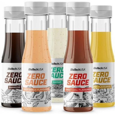 BiotechUSA Zero Sauce pálivý česnek 350 ml