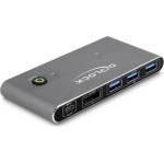 DeLOCK DisplayPort KVM превключвател 8K 30 Hz USB 5 Gbps (18646)