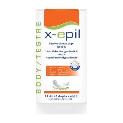X EPIL Depilační pásky hypoalergenní (6x2 ks)