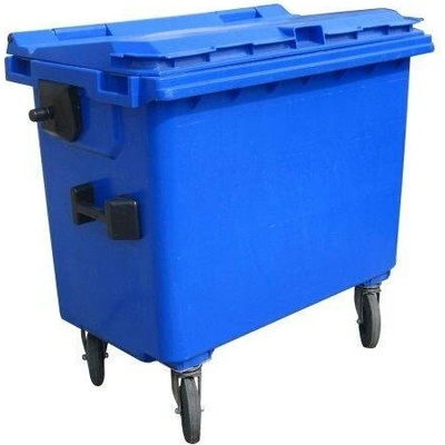 MEVA-TEC Plastový kontejner 660 l modrý
