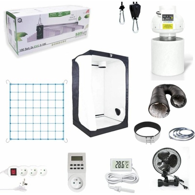 Sanlight Kompletný grow box LED 400W 100x100x200 cm WHITE