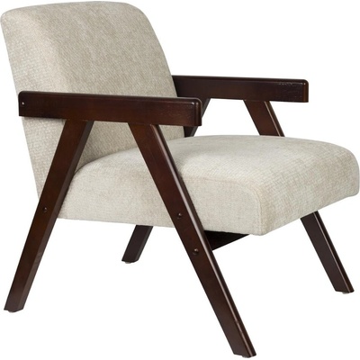 Housecraft Living Panadero Béžové čalouněné lounge s tmavou podnoží